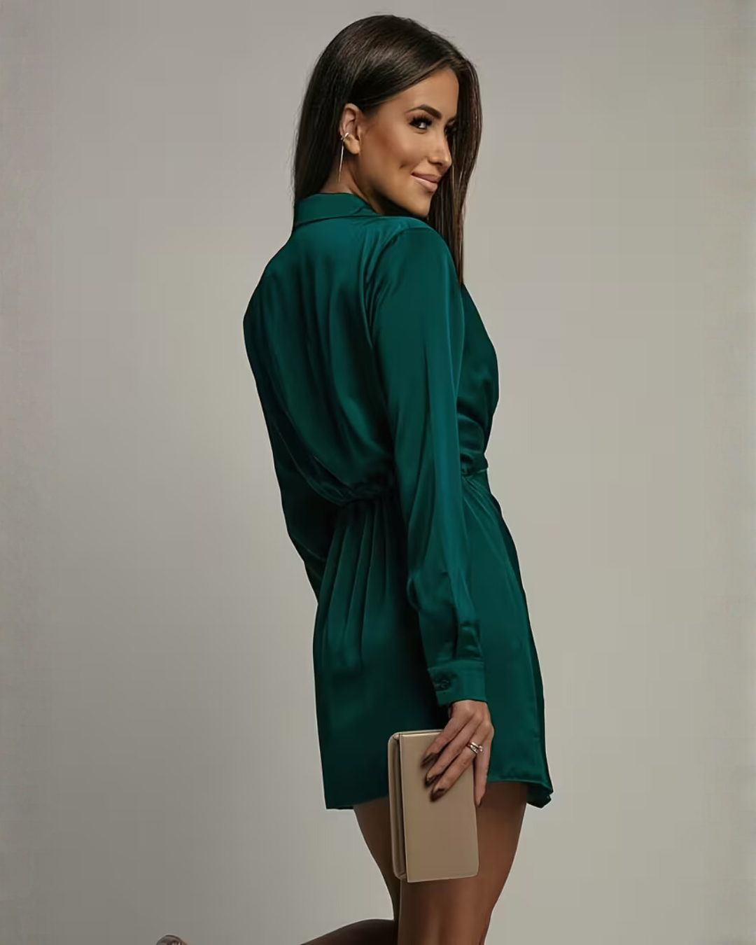 Isolde • Vestido Mini Wrap Sculpt