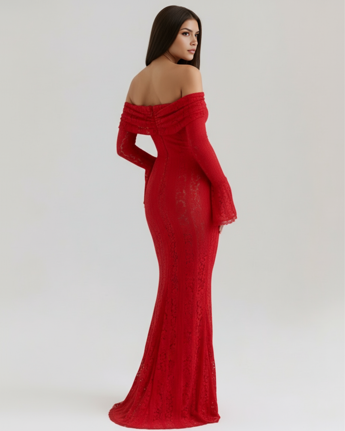 Rosalie • Vestido Maxi de Encaje