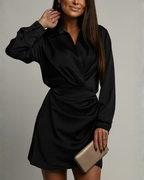Isolde • Vestido Mini Wrap Sculpt