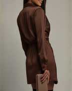 Isolde • Vestido Mini Wrap Sculpt