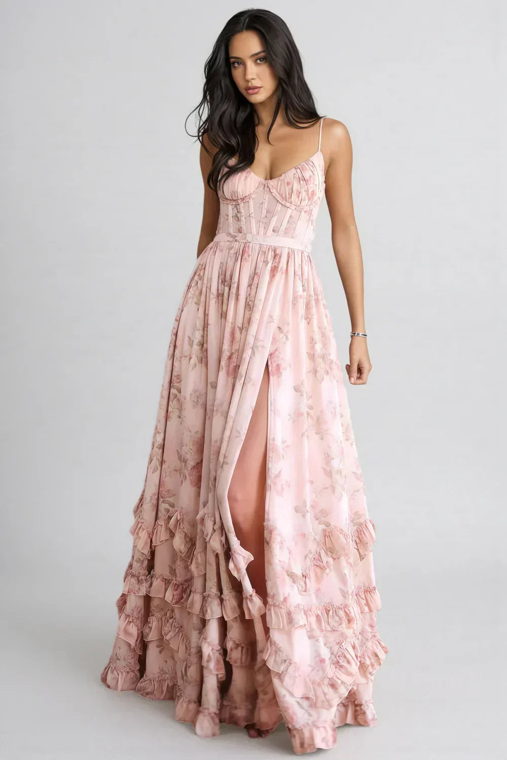 Celeste • Vestido Maxi Floral