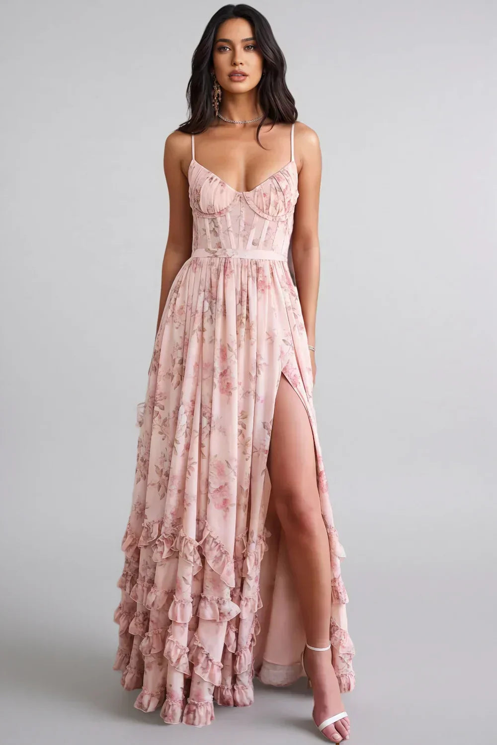 Celeste • Vestido Maxi Floral