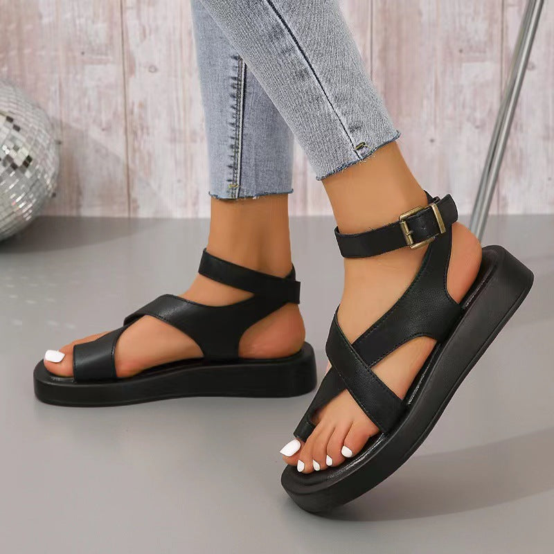 Sandalias Plataforma Cruzadas