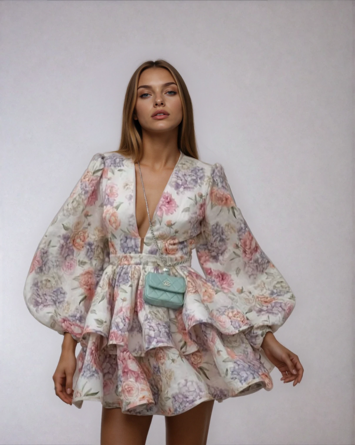 Noelia • Vestido Corto Peplum Escultural