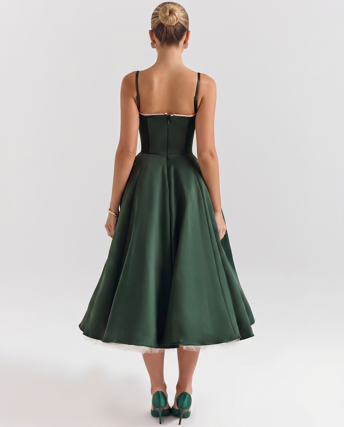 Camryn • Vestido Midi Tul y Corsé