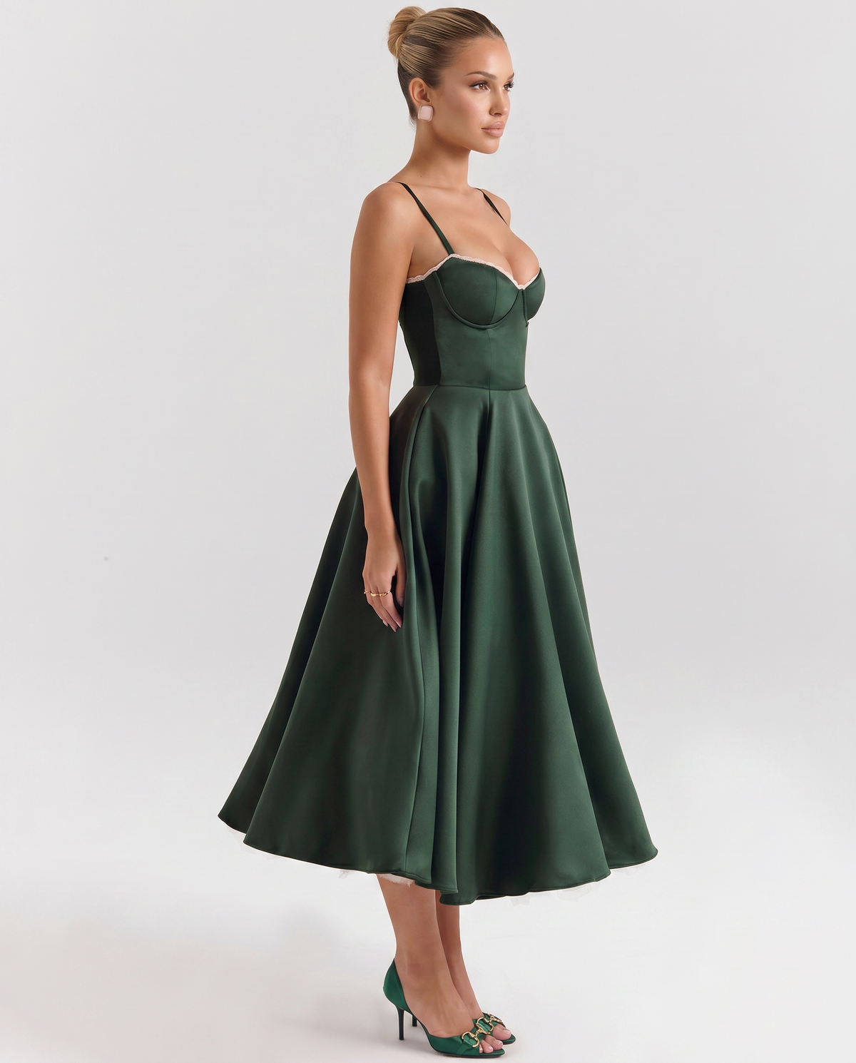 Camryn • Vestido Midi Tul y Corsé