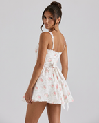 Élise • Vestido Corto Corsé Floral