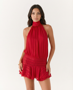 Sienna • Mono Vestido Halter