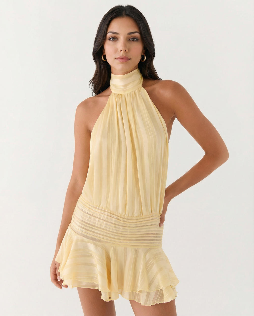 Sienna • Mono Vestido Halter