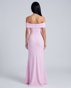 Miriam • Vestido Maxi Off Shoulder con Abertura