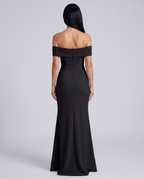 Miriam • Vestido Maxi Off Shoulder con Abertura