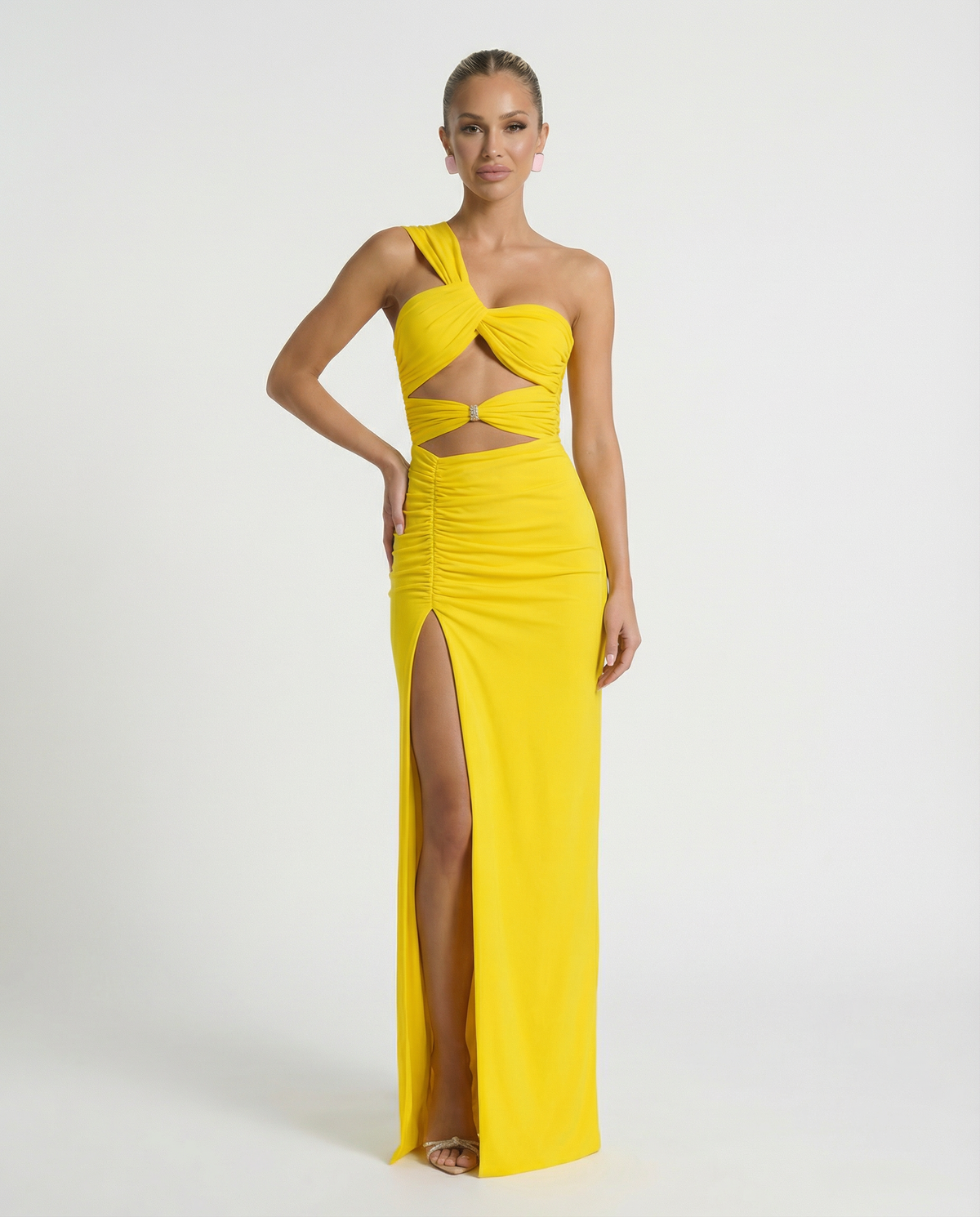 Selene • Vestido Maxi Asimétrico