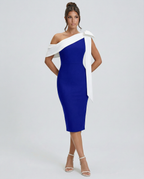 Évelyne • Vestido Sculpt Asimétrico