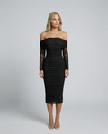 Élodie • Vestido Sculpt Off-Shoulder