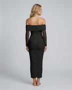 Élodie • Vestido Sculpt Off-Shoulder