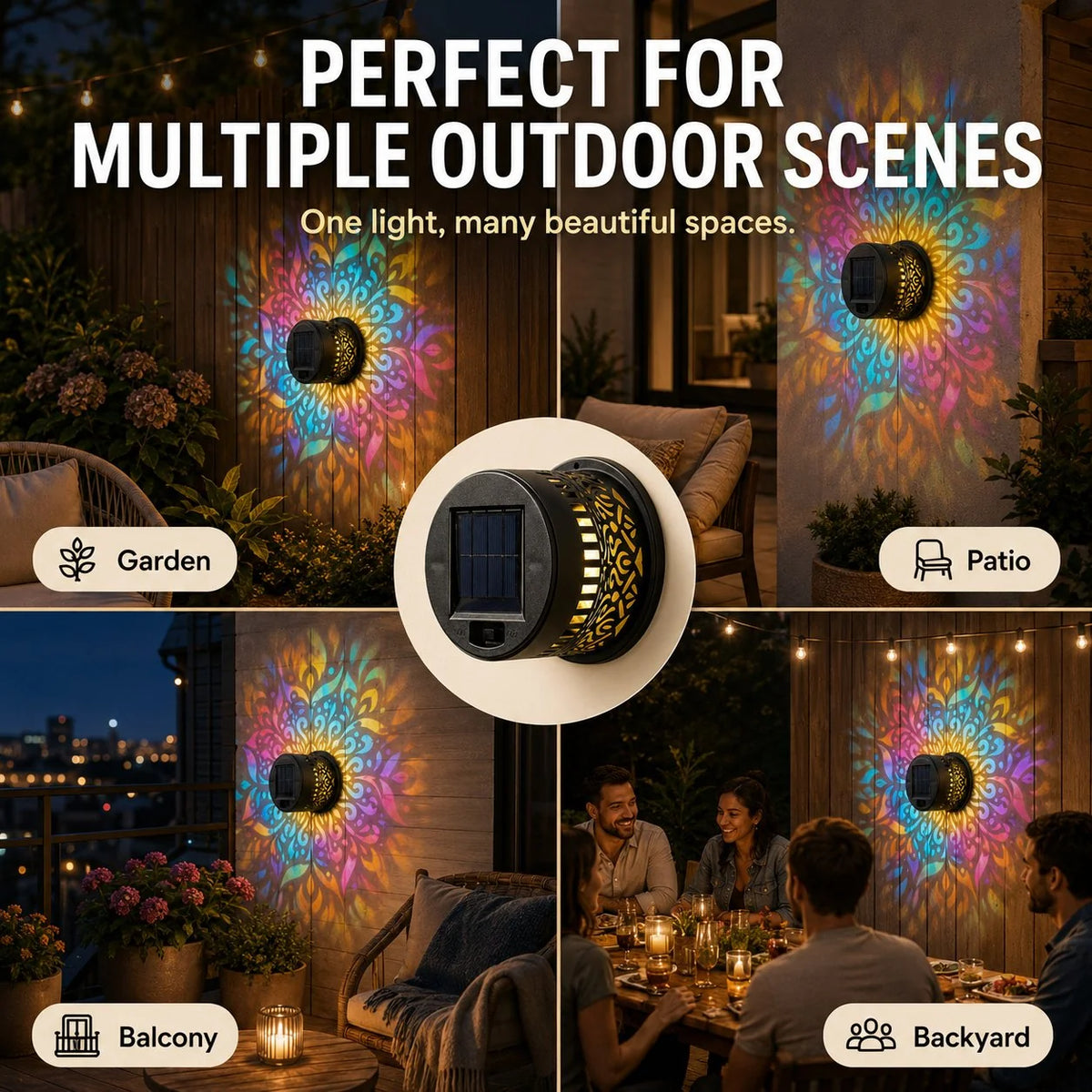 Solara Garden Lights | A Warm Glow After Sunset