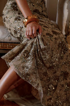 Althea • Embroidered Tulle Maxi Dress