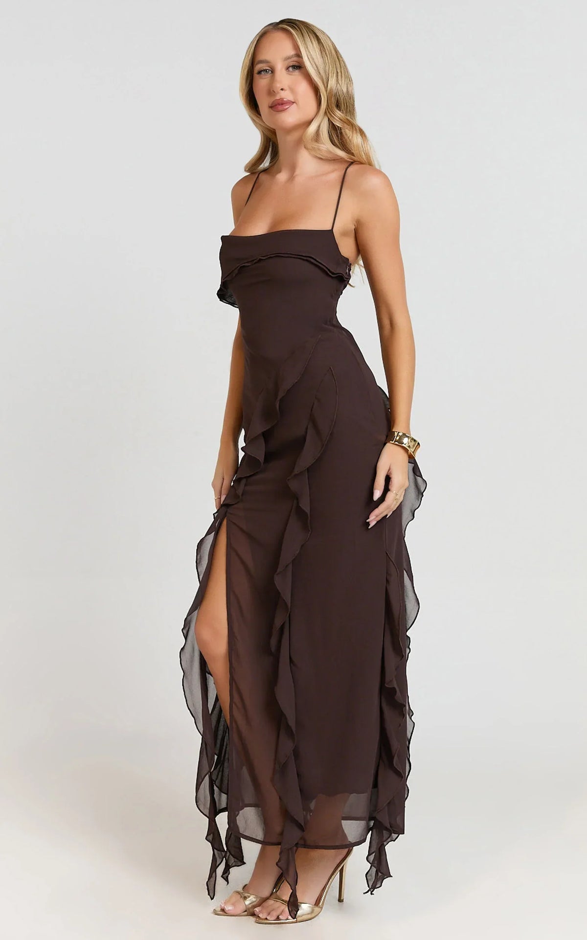 Felisa • Vestido Maxi Volantes