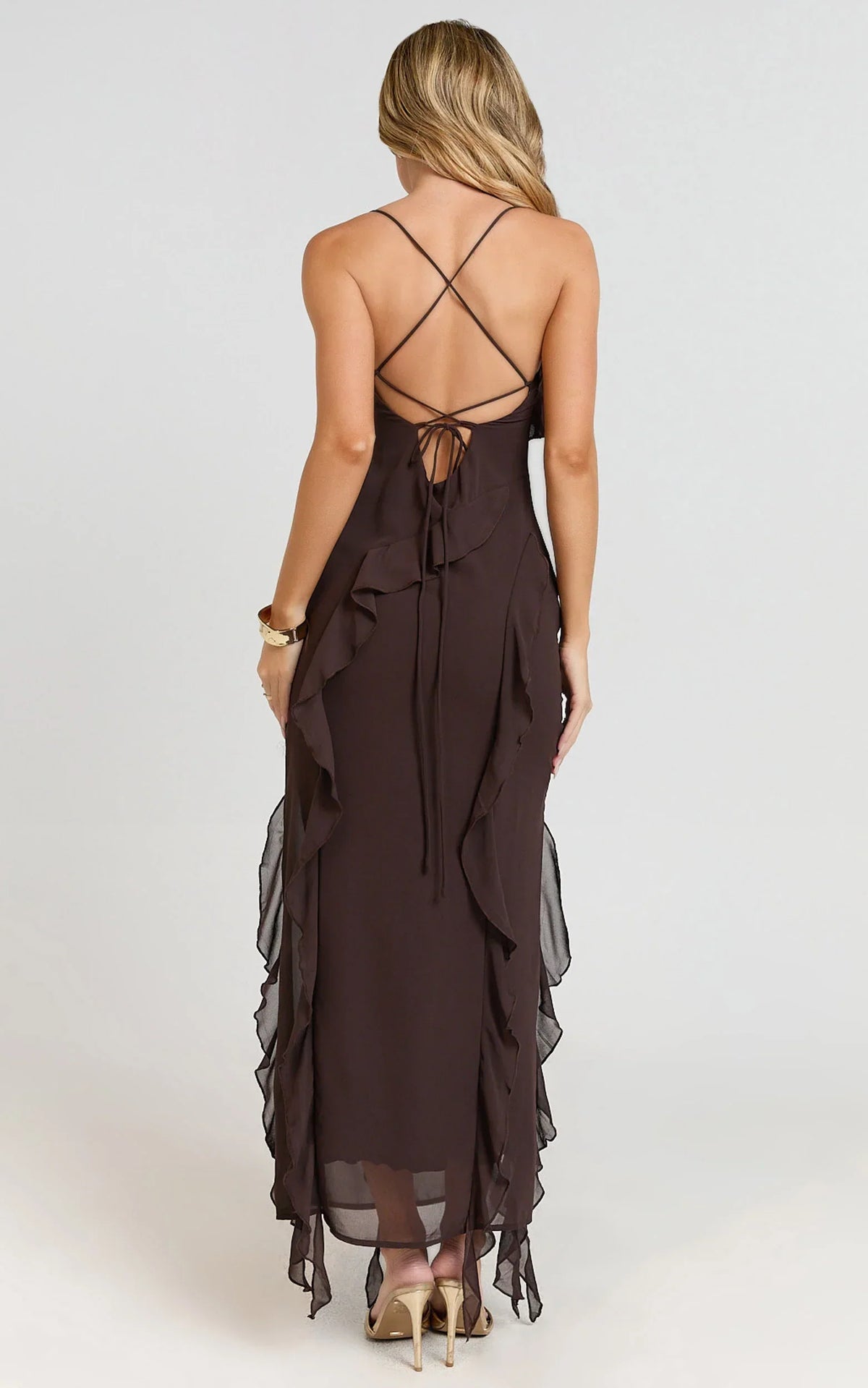 Felisa • Vestido Maxi Volantes