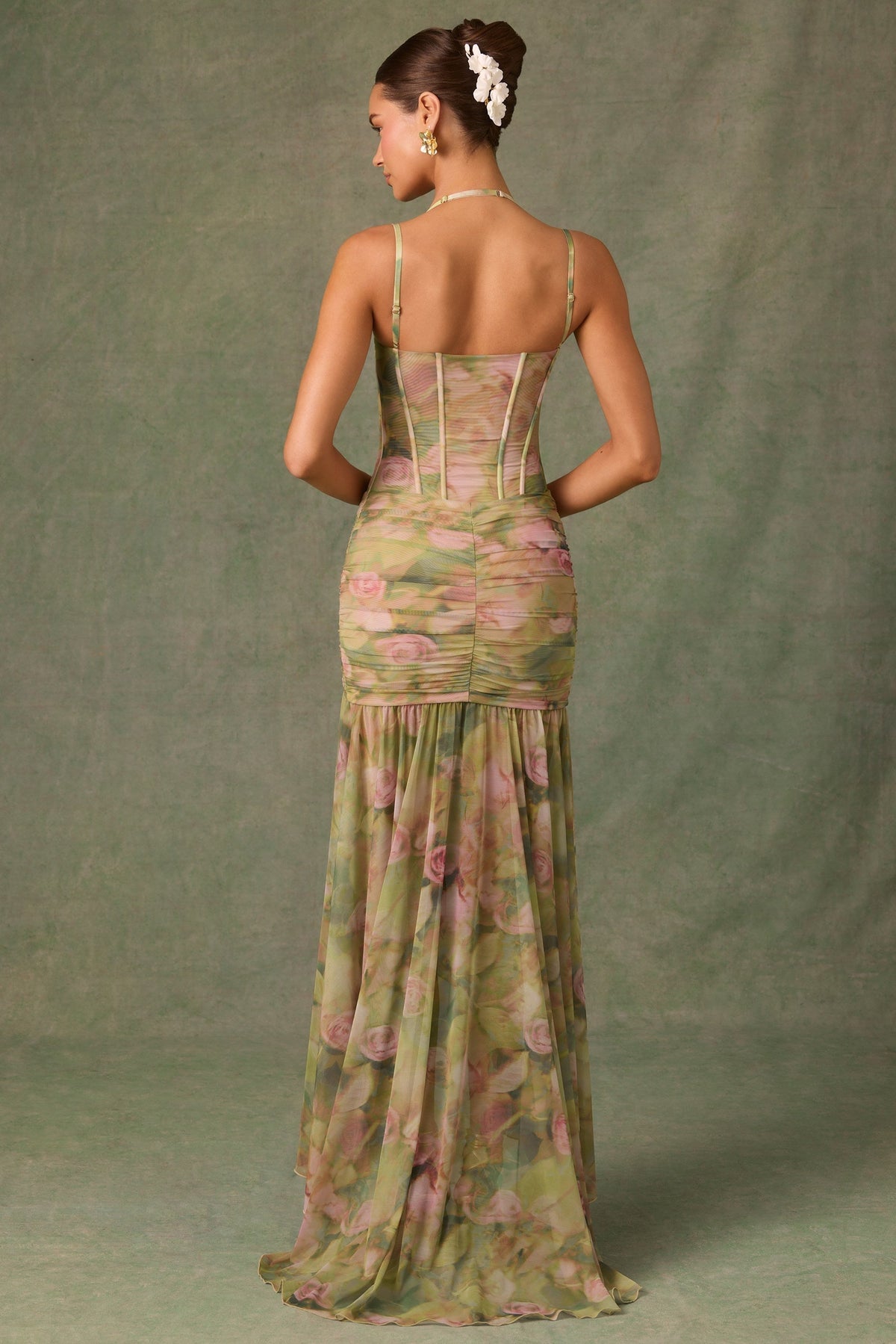 Inés • Vestido Largo Jardín Romántico