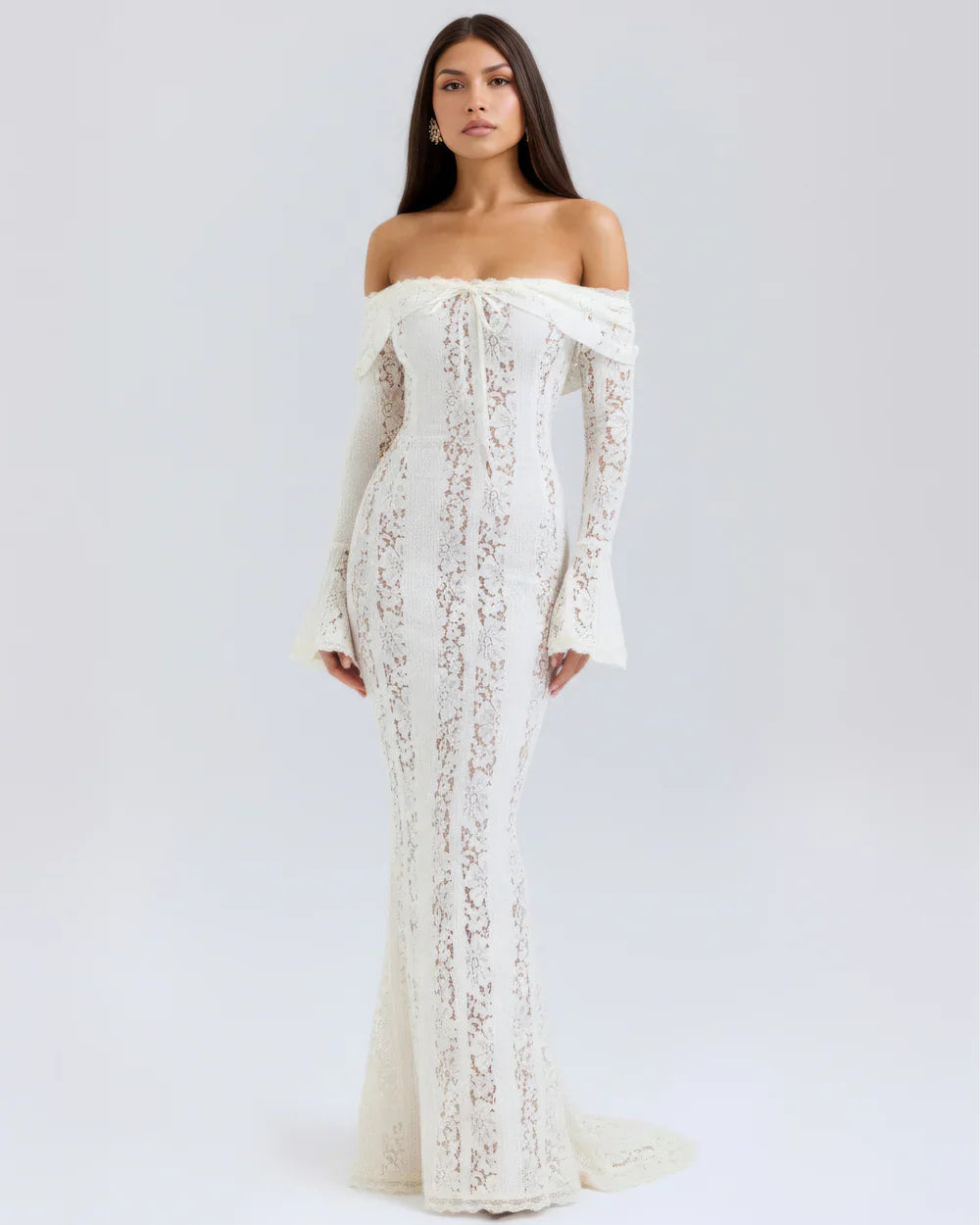 Rosalie • Vestido Maxi de Encaje