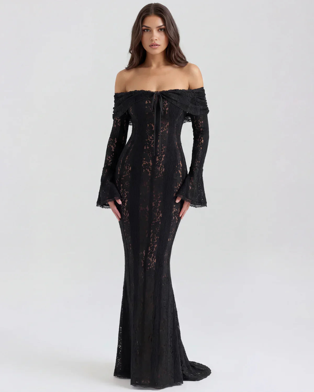 Rosalie • Vestido Maxi de Encaje