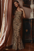 Althea • Embroidered Tulle Maxi Dress