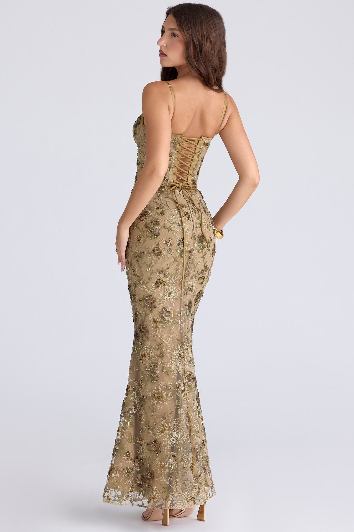 Althea • Embroidered Tulle Maxi Dress